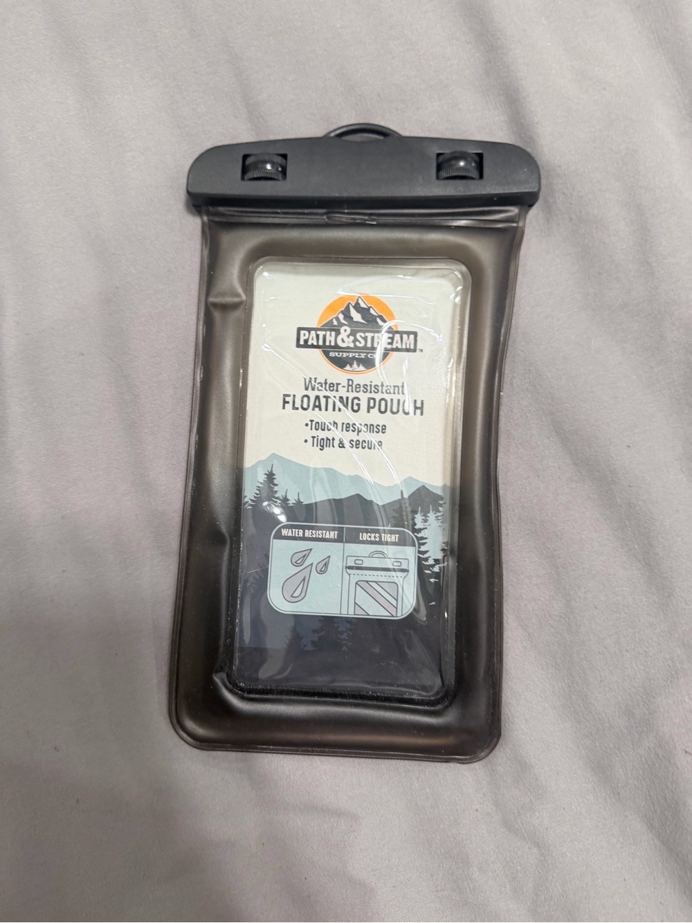 Water-Resistant Floating Pouch - Black